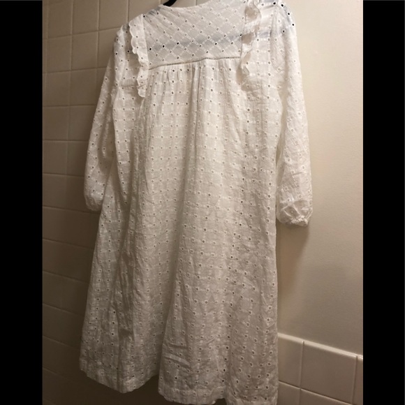 Anthropologie Thames Tunic White Dress Sz 6 - Picture 4 of 7